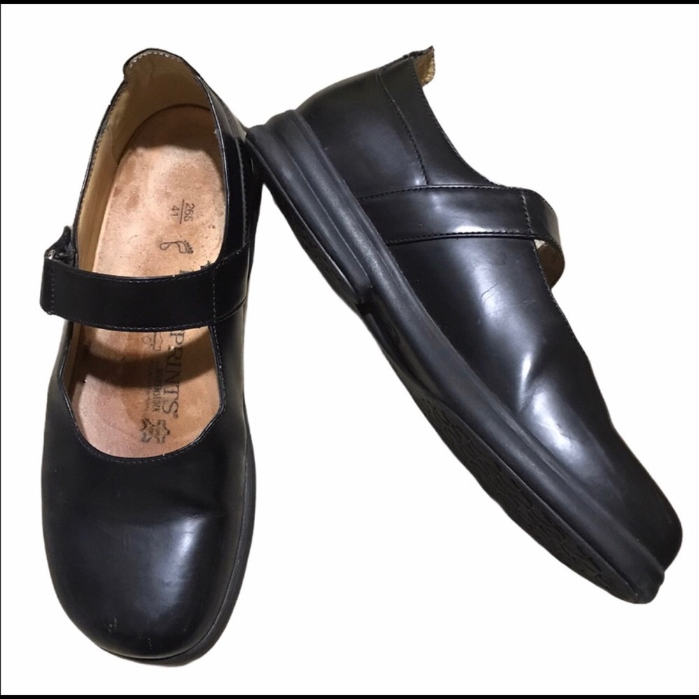 Footprints Birkenstock Black Leather Mary 41